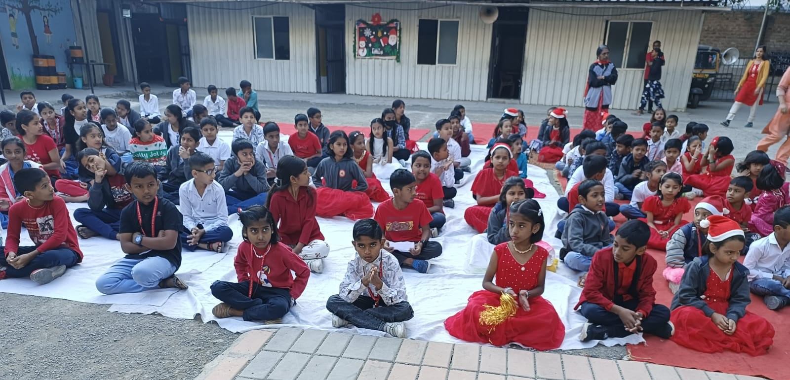 न्यू सिटी प्राईड इंग्लिश मिडीयम स्कूलमध्ये आनंदात व उत्साहात ख्रिसमस साजरा..