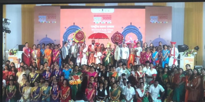 प्रतिभा ज्युनिअर कॉलेजचा 'राष्ट्रीय कला उत्सव २०२५' मध्ये उत्स्फूर्त आणि लक्षवेधी सहभाग...