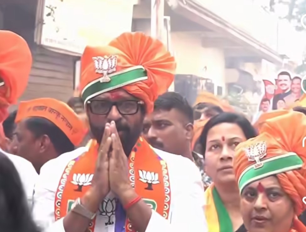 प्रभाग क्रमांक २७ रहाटणीमध्ये भाजप उमेदवार चंद्रकांत नखाते यांचा जोरदार प्रचार..