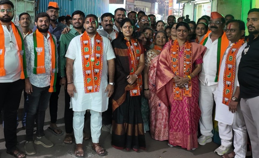 काळेवाडी प्रभागात हर्षद नढे यांच्या झंझावाती प्रचाराला वेग..