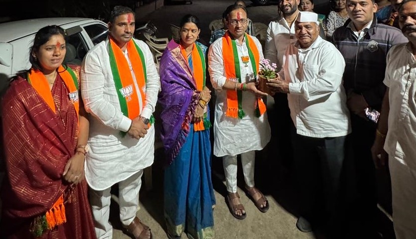 'एक मत विकासाला तर, एक मत सुशिक्षित व उच्च विचारांच्या भाजप पॅनलला'..