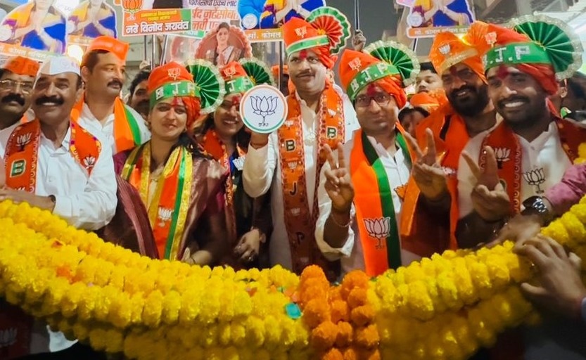 आ. शंकर जगताप यांच्या उपस्थितीमुळे काळेवाडीत 'आता फक्त कमळाचीच हवा'..