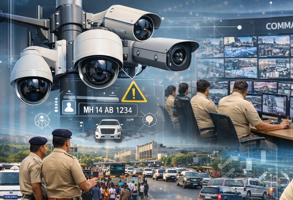 पोलिस आयुक्तालयात एआय-आधारित शहरव्यापी निगराणी यंत्रणा उभारण्यात येणार.. 