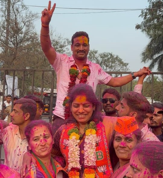 काळेवाडीत भाजपच्या कोमल सचिन काळे ठरल्या 'जायंट किलर'..