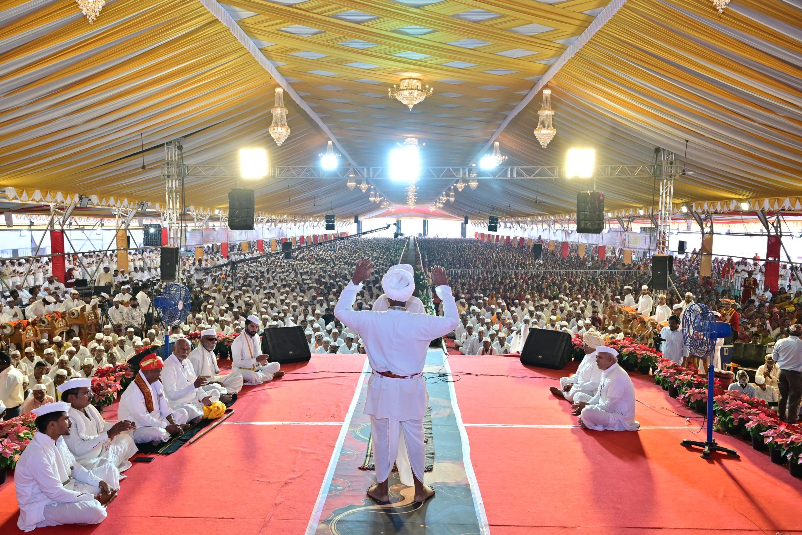 काल्याच्या कीर्तनाने अखंड ज्ञानेश्वरी व गाथा पारायण सोहळ्याची सांगता...