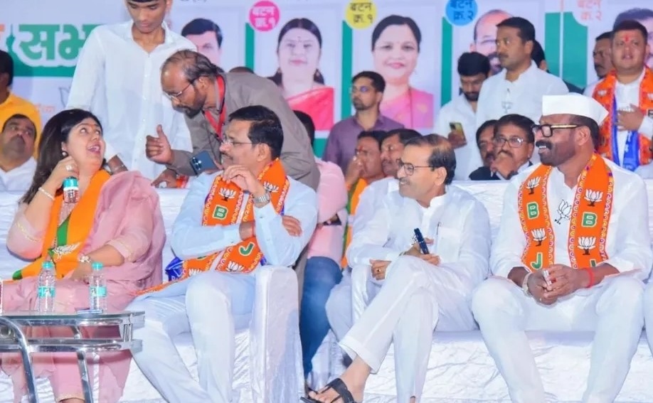 पंकजाताई मुंडेंच्या जाहीर सभेमुळे रहाटणीत भाजपच्या प्रचाराला मोठे बळ..