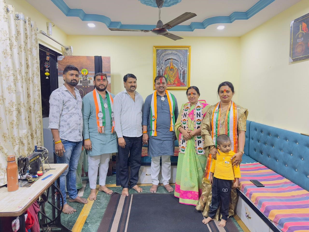 अनिताताई कैलास थोपटे यांचा रहाटणी शिवराजनगर भागात संवाद दौरा..