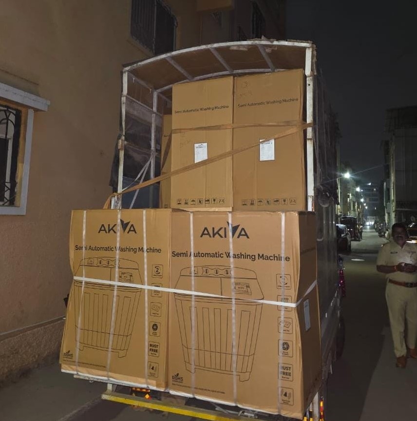 महानगरपालिका निवडणुकीच्या पार्श्वभूमीवर ड क्षेत्रीय कार्यालयाकडून १९ वॉशिंग मशीन जप्त...