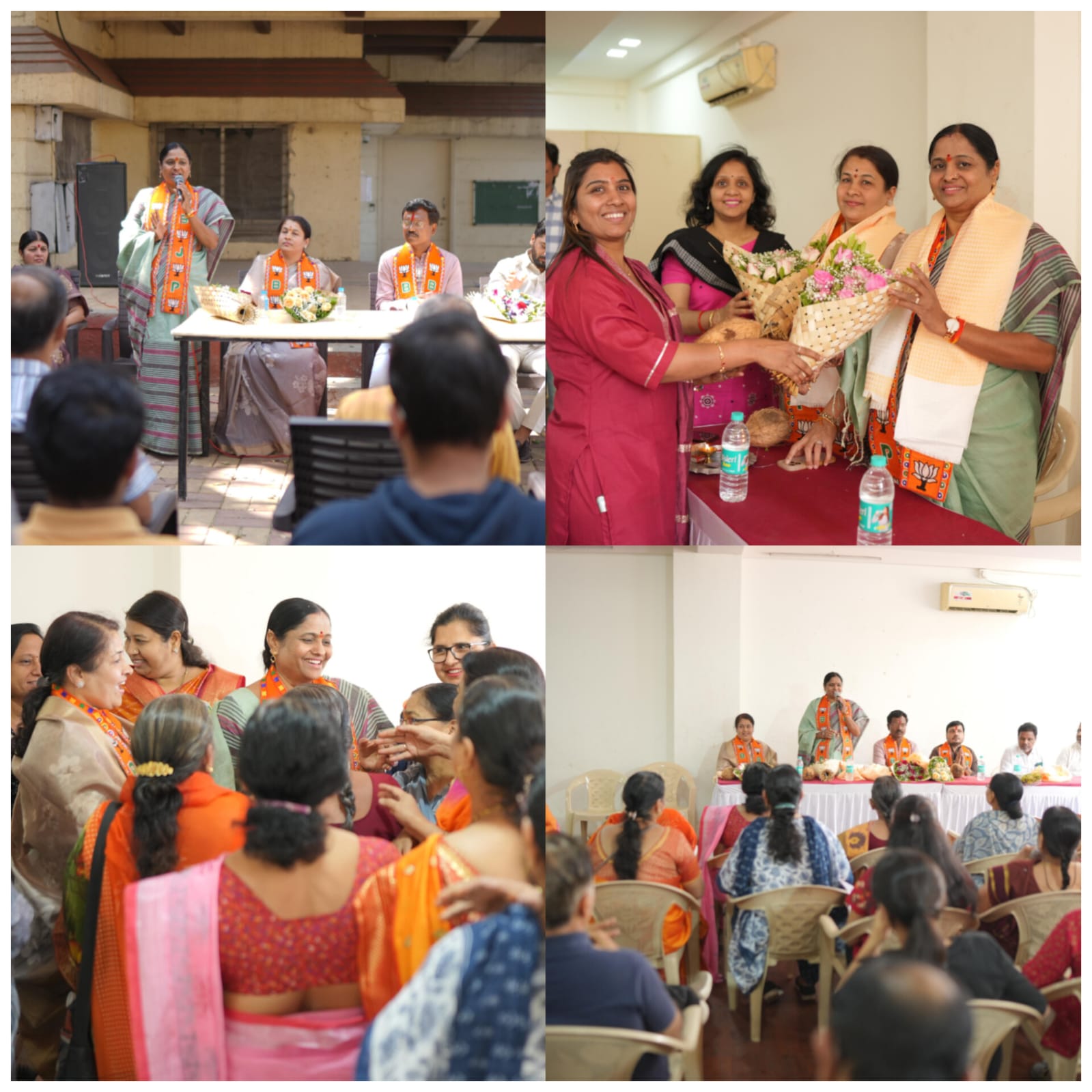 प्रभाग २८ मधील विविध सोसायट्यांमधून डॉ. कुंदाताई संजय भिसे यांचा जोरदार प्रचार..