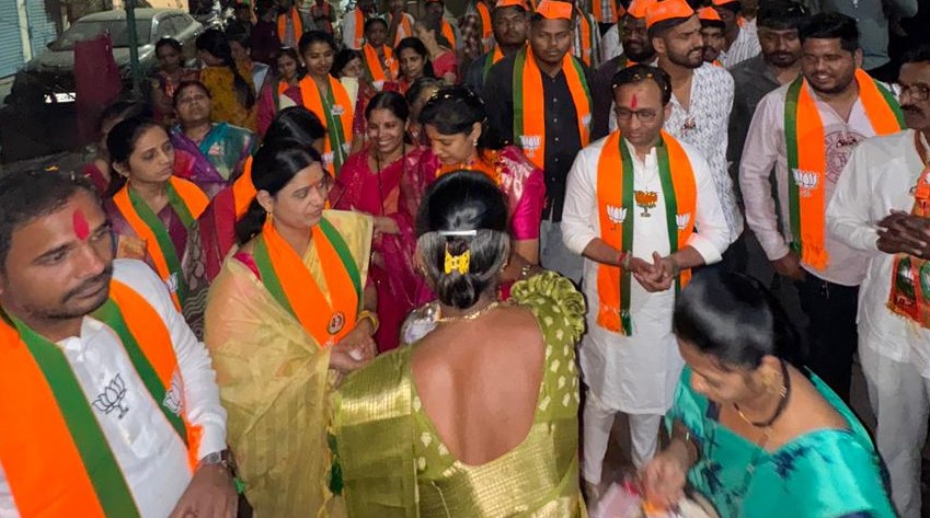 विकासासाठी भाजपाला साथ द्या - विनोद नढे..