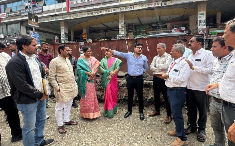 प्रभाग क्रमांक २८ मधील भाजपचे नगरसेवक 'ऑन फिल्ड'..