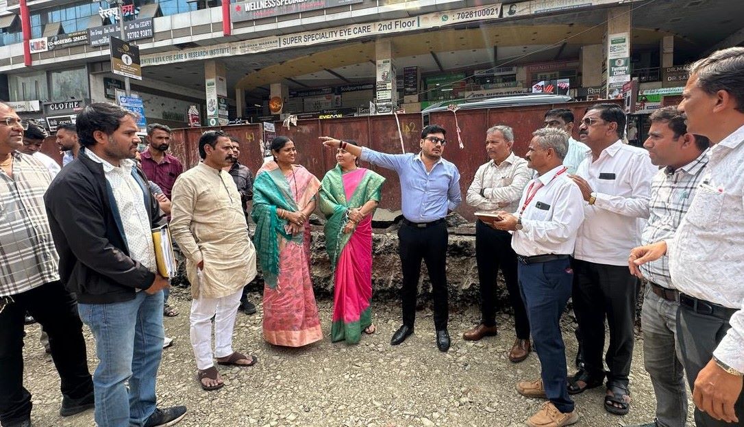 प्रभाग क्रमांक २८ मधील भाजपचे नगरसेवक 'ऑन फिल्ड'..