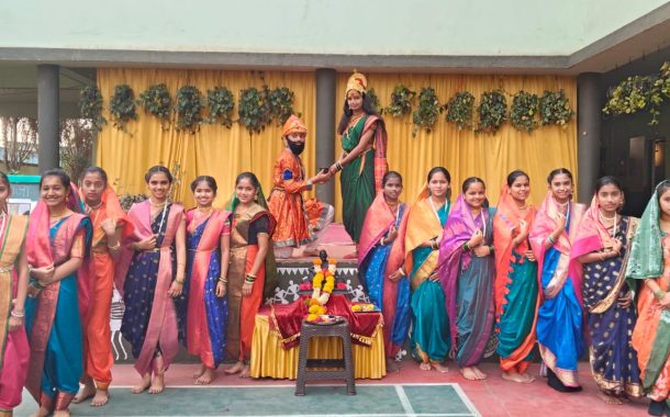 अभंग इंग्लिश मिडीयम स्कूलमध्ये शिवजयंती उत्साहात संपन्न...