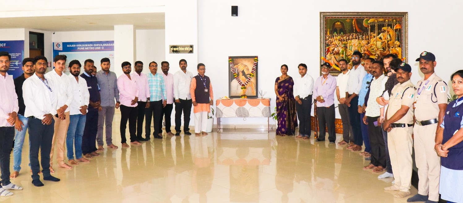 पीएमआरडीए मुख्यालयात शिवजयंती उत्साहात साजरी..