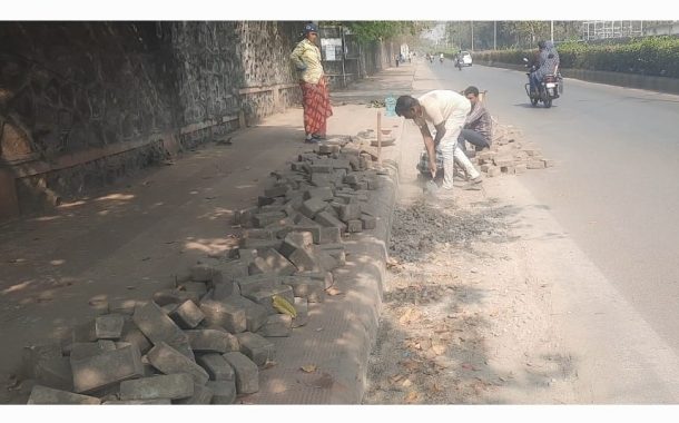 चिंचवडगाव-बिजलीनगर रस्त्यावरील पदपथाचे (Footpath) गौडबंगाल?..