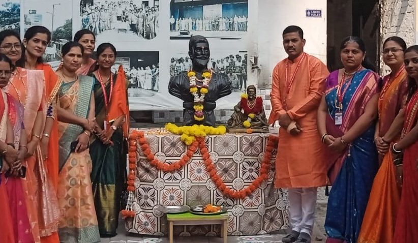 न्यू सिटी प्राईड इंग्लिश मिडीयम स्कूलमध्ये छत्रपती शिवाजी महाराज जयंती उत्साहात साजरी...