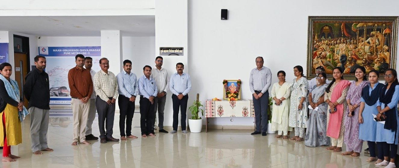 पीएमआरडीए मुख्यालयात संत गाडगेबाबा जयंती उत्साहात साजरी...