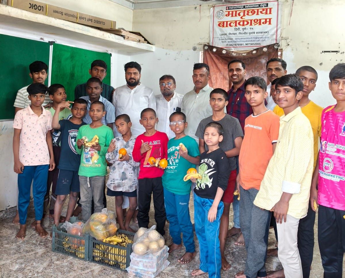 भाजप उपाध्यक्ष जयदीप करपे यांनी अनाथ मुलांबरोबर केला वाढदिवस साजरा...