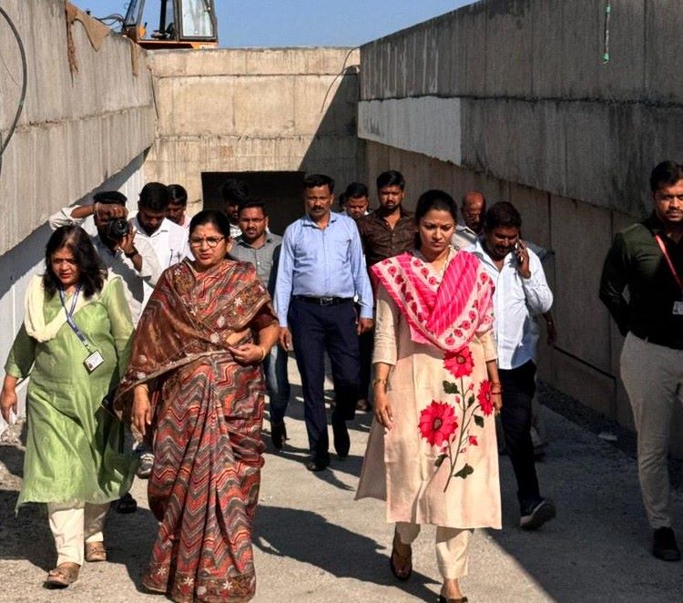 रक्षक चौक उड्डाणपूल व अंडरपासचे काम अंतिम टप्प्यात..