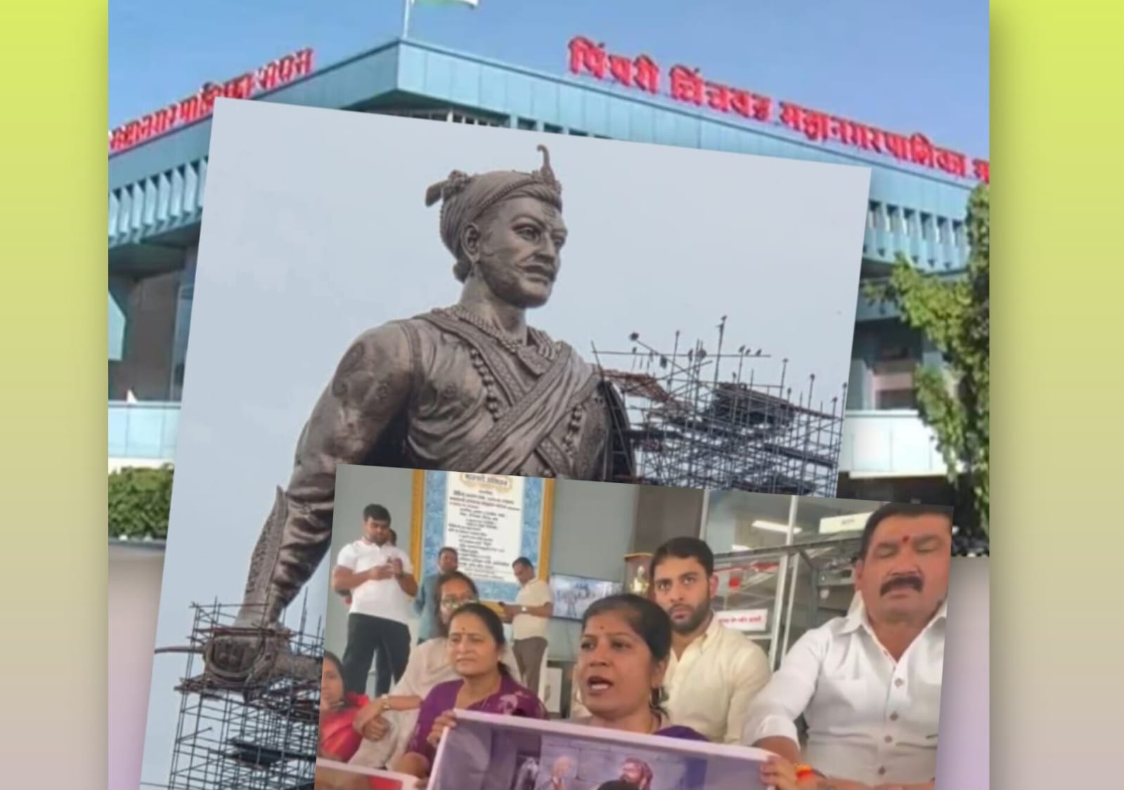 मोशीतील छत्रपती संभाजी महाराज स्मारक प्रकरण चिघळलं..