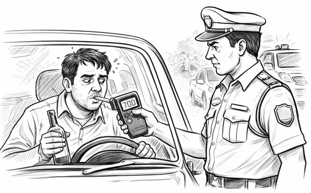 ड्रंक अॅण्ड ड्राईव्ह प्रकरणात तरूण गजाआड..