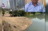 रावेत येथील पवना नदीपात्र अरुंद करण्याचा प्रकार..