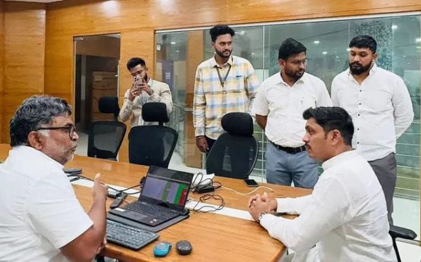 निगडी येथील इंटिग्रेटेड कमांड अँड कंट्रोल सेंटरला महापौरांची भेट...