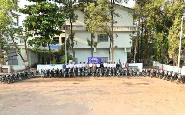 सराईत मोटारसायकल चोरांकडून २१.६६ लाखांच्या ४० दुचाकी जप्त..