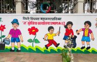 थेरगाव कलात्मक सौंदर्याने बहरले स्वच्छतेतून दिला जातोय सुंदरतेचा संदेश...
