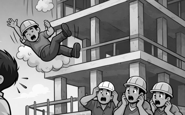 वाल्हेकरवाडीत संतापलेल्या कामगाराने चक्क त्याला तिसऱ्या मजल्यावरून खाली फेकले...