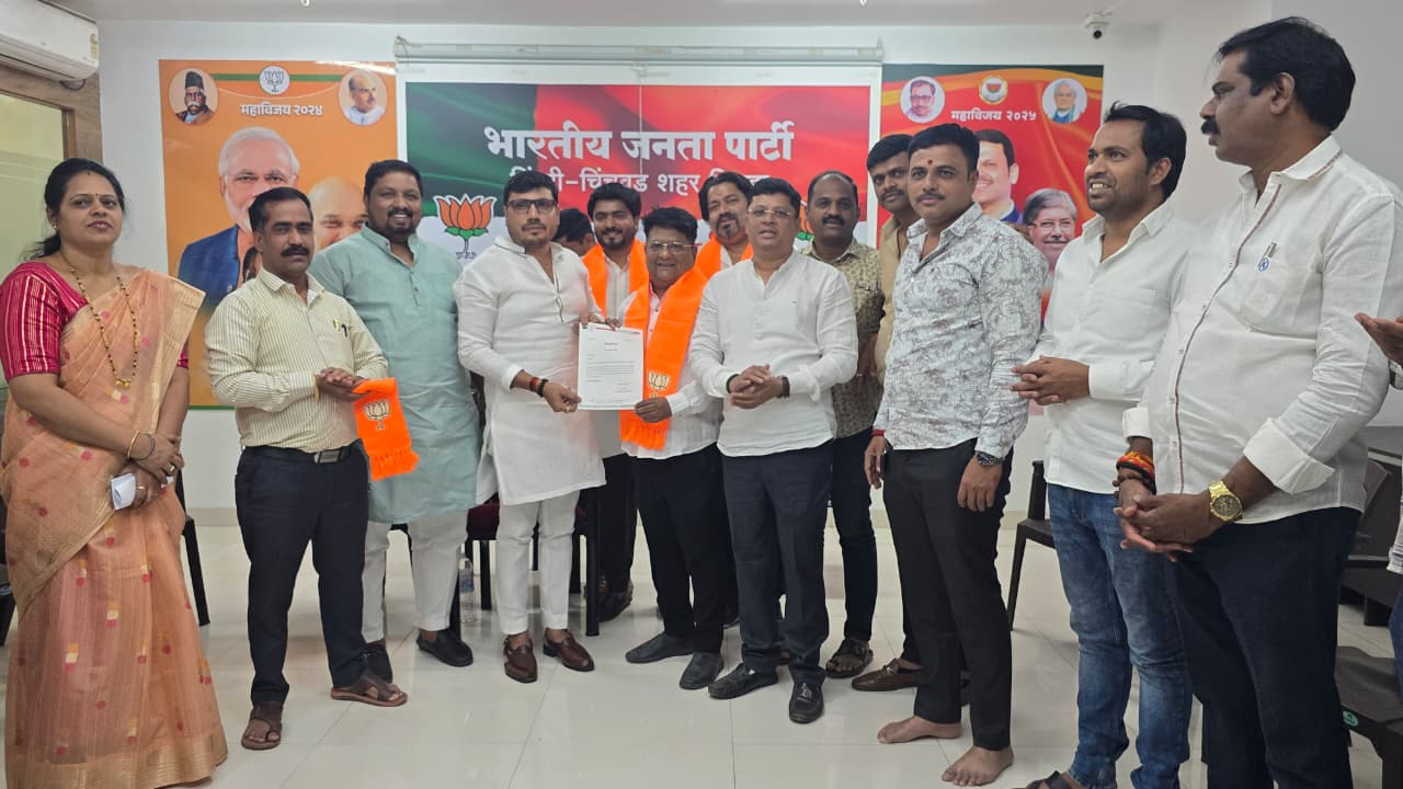 पिंपरी-चिंचवड शहर भाजपच्या वरिष्ठ उपाध्यक्षपदी संजय पटनी यांची नियुक्ती...