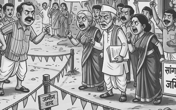 सांगवीत जमिनीच्या वादातून स्थानिकांमध्ये ऱ्हाडा..