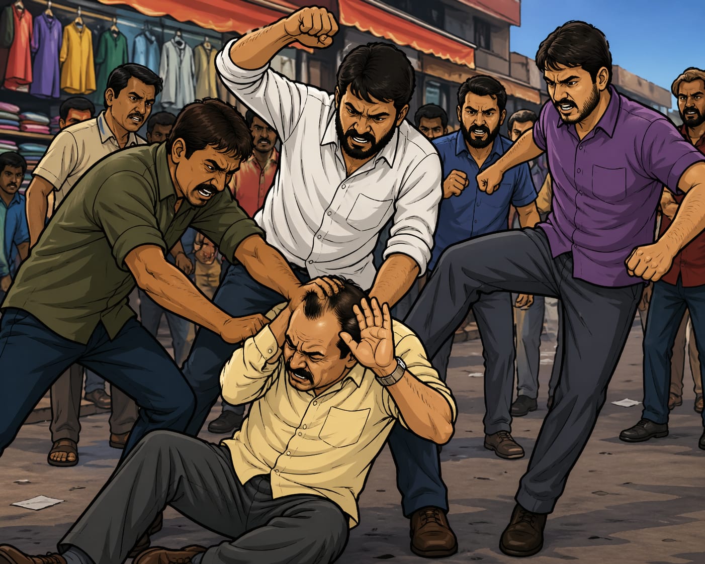 पिंपरीत नगरसेविकेच्या पतीची धु-धु धुलाई..