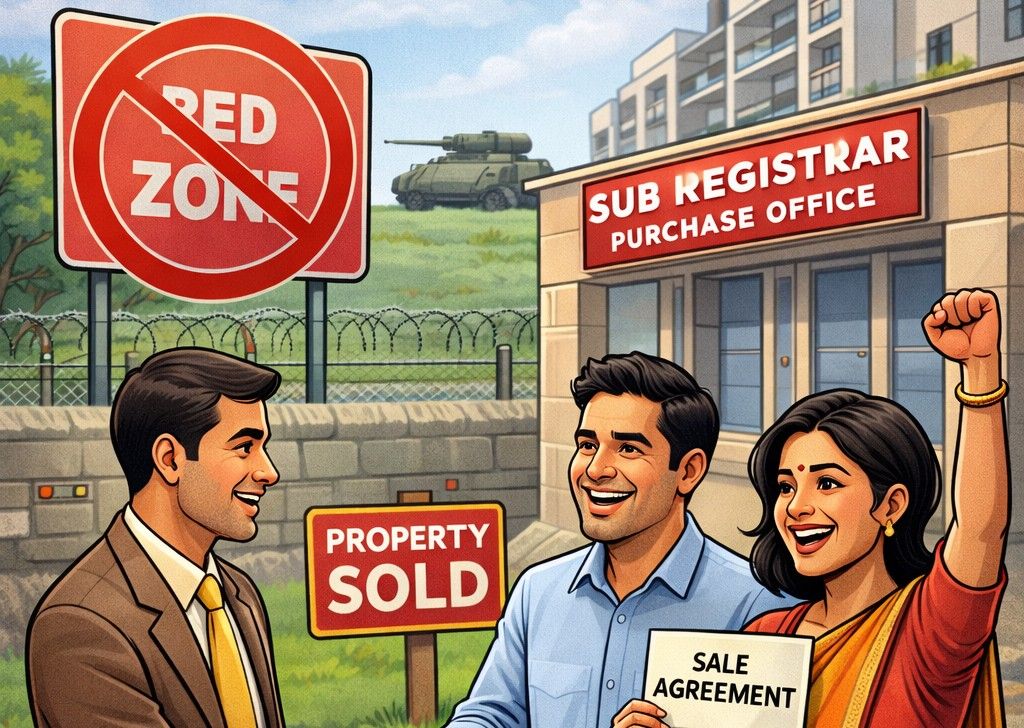 रेड झोनमधील जमिनींच्या खरेदी-विक्रीवरील अडथळे अखेर दूर...