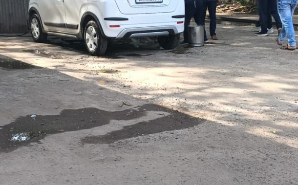 पाणीटंचाईच्या काळात महापालिकेच्या यांत्रिकी विभागाची पाण्याची उधळपट्टी चर्चेत..