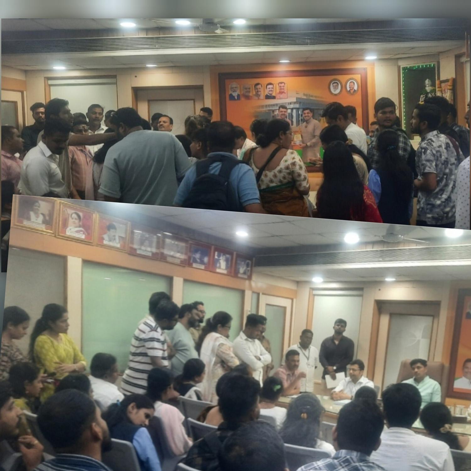 (ब्रेकिंग अपडेट) भटक्या कुत्र्यांवरून महापौर दालनात सोसायटीतील दोन गट हमरीतुमरीवर..