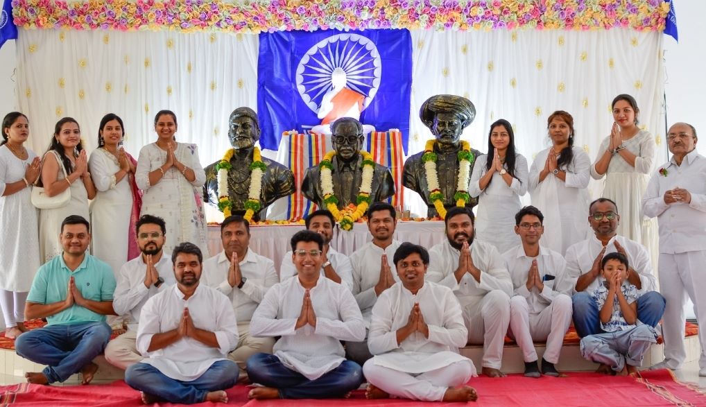 प्राईड वर्ल्ड सिटीमध्ये संयुक्त जयंती महोत्सव उत्साहात...