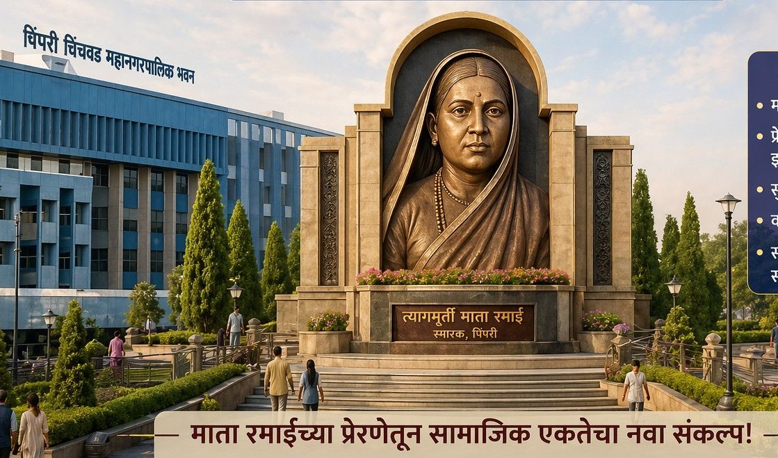 त्यागमूर्ती माता रमाईंचे स्मारक हे पिंपरी-चिंचवडकरांसाठी सामाजिक जाणिवेचा वारसा - अभिषेक बारणे...