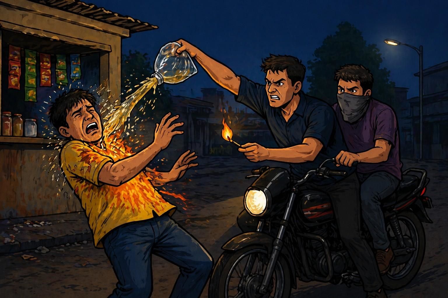 पेट्रोल टाकून जाळण्याचा प्रयत्न; चिखली पोलिसांकडून दोन आरोपी अटकेत...