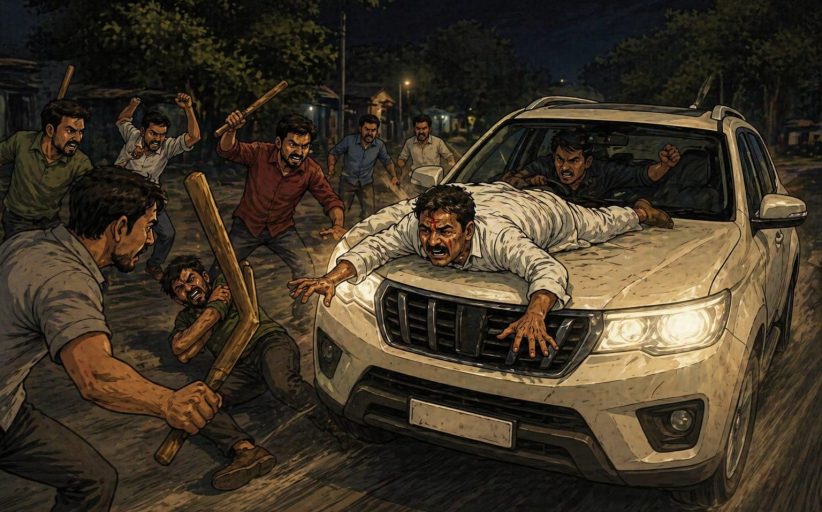 चाकणमध्ये माणुसकीला काळीमा फासणारी घटना..