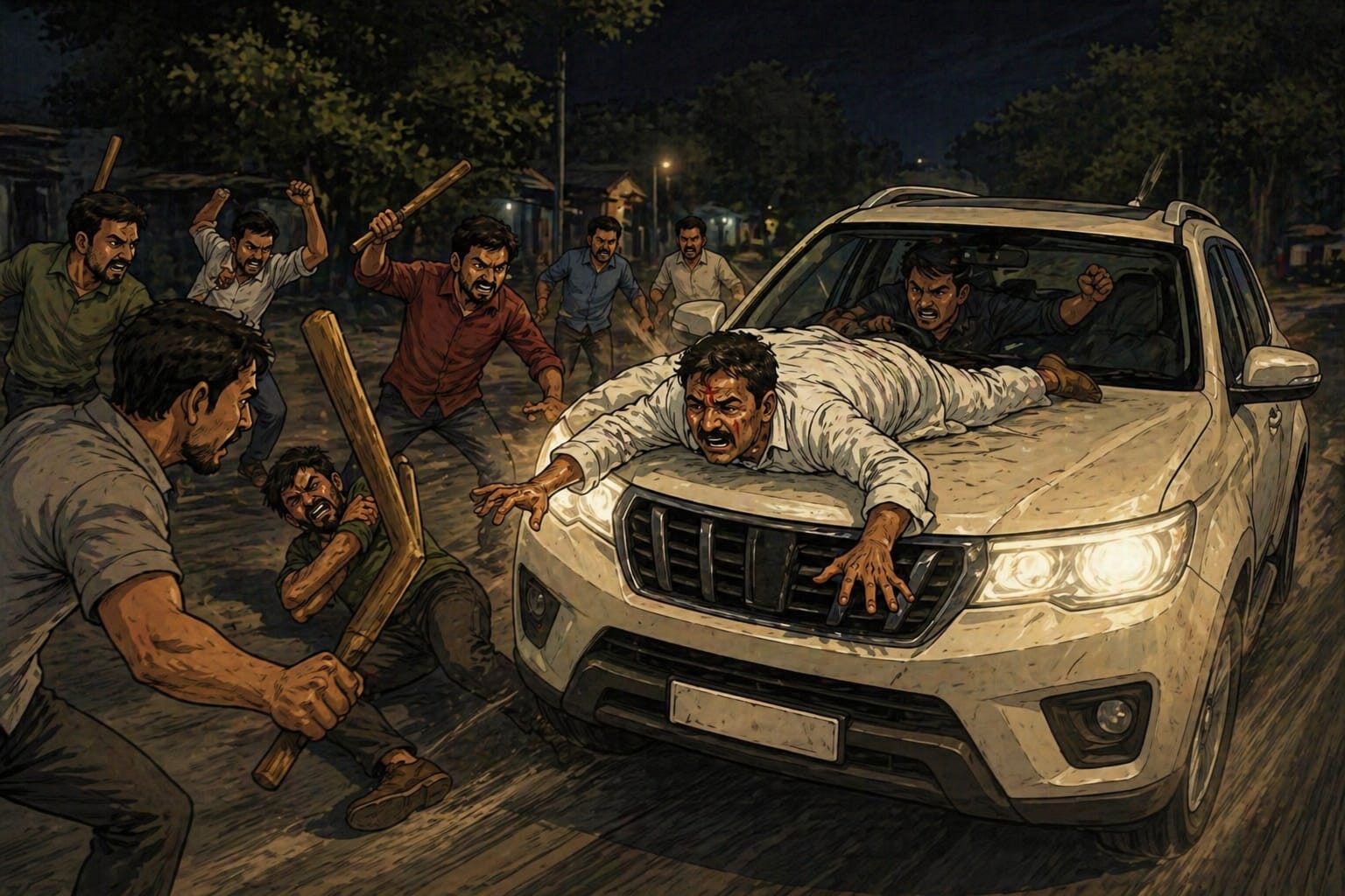 चाकणमध्ये माणुसकीला काळीमा फासणारी घटना..