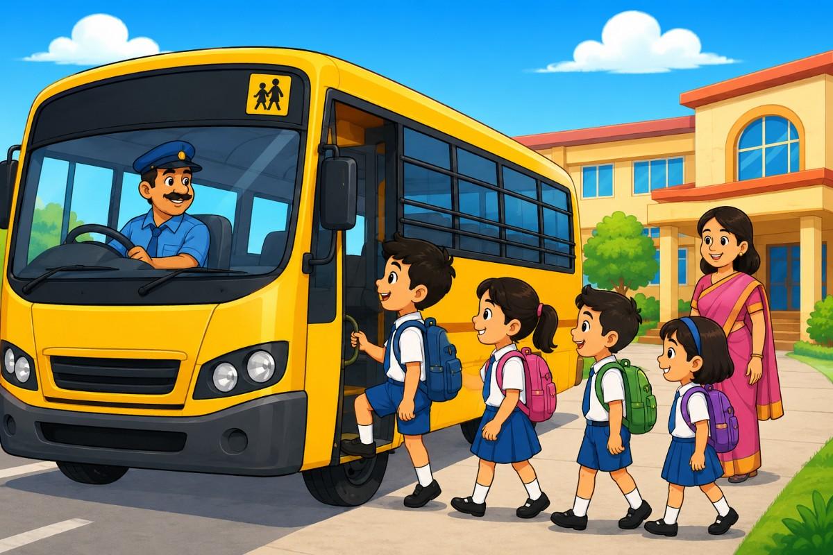 शाळा सुरू होण्यापूर्वी स्कूल बस-व्हॅनची कागदपत्रे वैध करा..