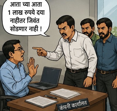 हिंजवडीत कंपनीच्या कार्यालयात घुसून एक लाखाच्या खंडणीची मागणी...