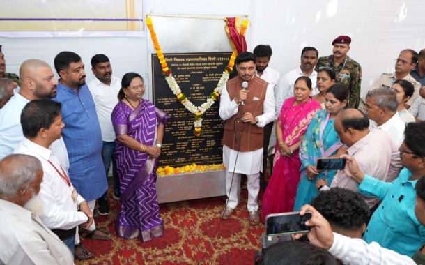 देऊबाई कापसे उद्यानात बहुउद्देशीय विरंगुळा केंद्राचे भूमिपूजन...