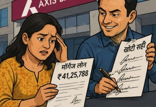 काळेवाडीत पतीने पत्नीची बनावट सही करून काढले ४१ लाखांचे मॉर्गेज लोन...