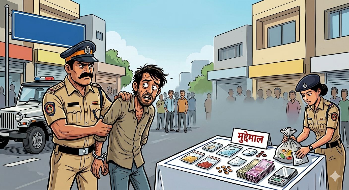 वाकडमध्ये अंमली पदार्थांची विक्री करणाऱ्याला अटक..