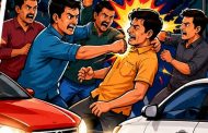 वाल्हेकरवाडीतील जिजामाता चौकात कारच्या कटवरून एकमेकांना मारहाण...