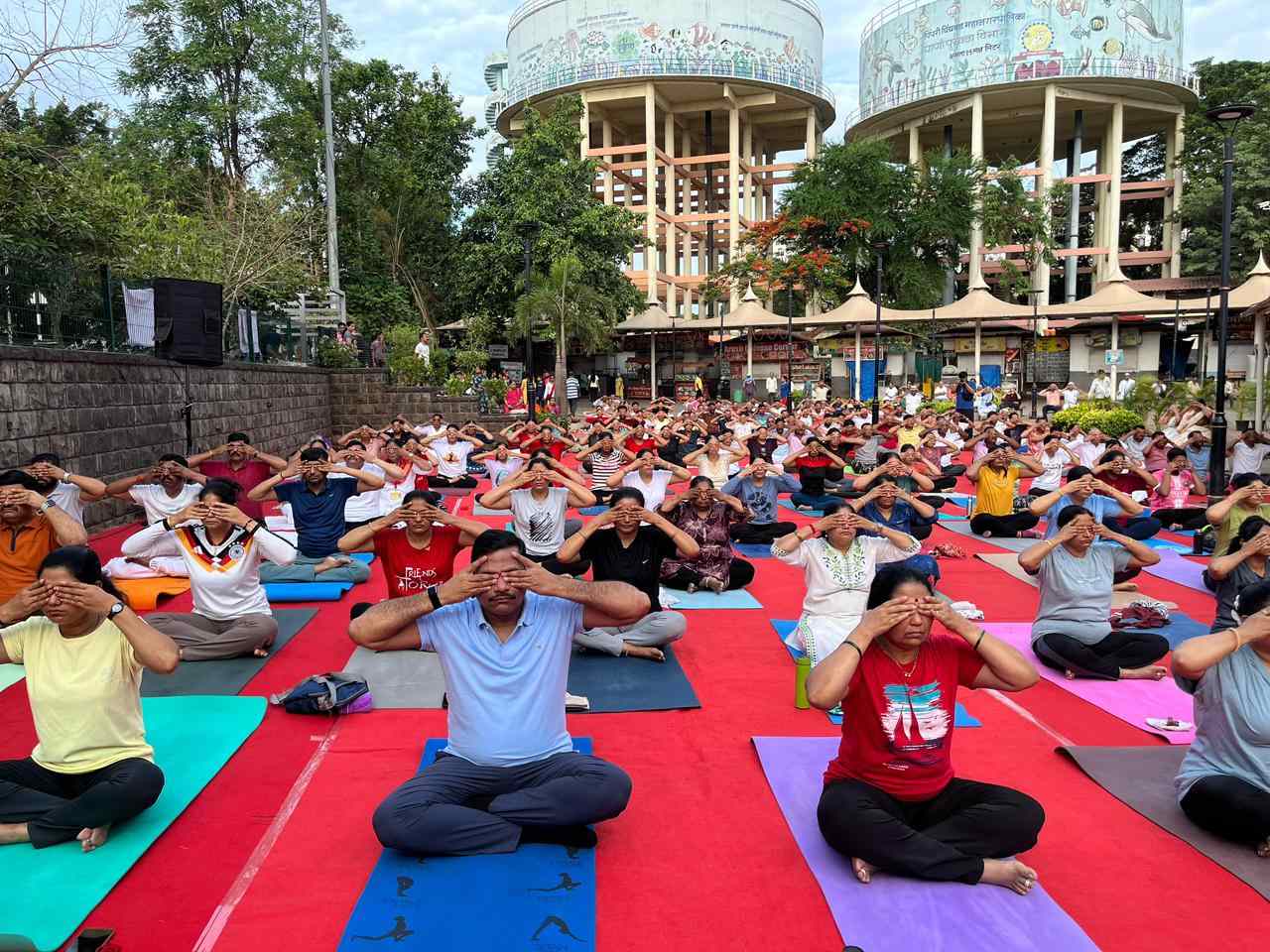 शालेय स्तरापासून योगाचे धडे देणे काळाची गरज - आ. शंकर जगताप....