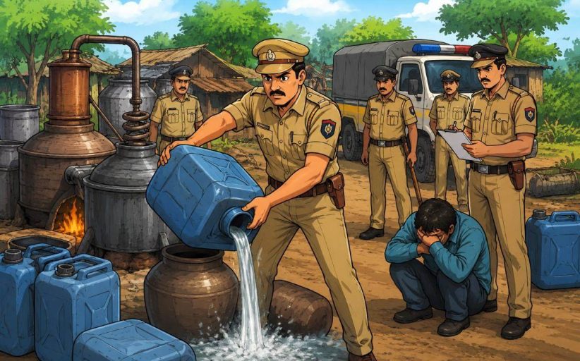 गावठी हातभट्टी व अवैध दारू धंद्यांविरोधात पिंपरी-चिंचवड पोलिसांची मोहीम..