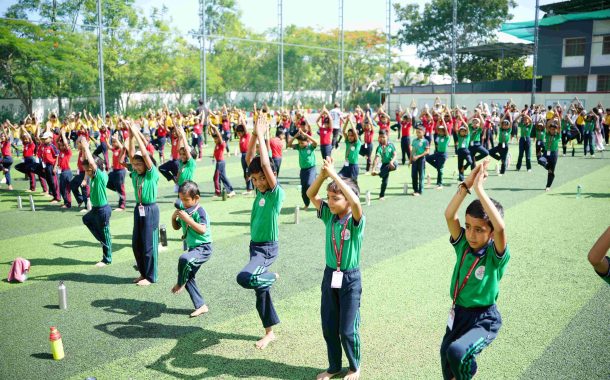 नोव्हेल इंटरनॅशनल स्कूल मध्ये आंतरराष्ट्रीय योग दिन उत्साहात साजरा...